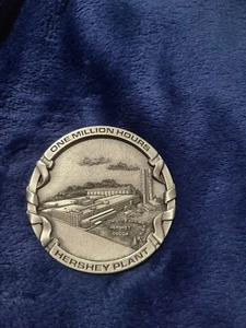 Hershey Foods Plant Employee Performance 1995 1 Million Hours Medal 3-D Factory - Picture 1 of 3