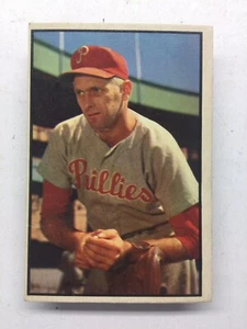 1953 Bowman Color Karl Drews No. 113 Philadelphia Phillies Baseball Card - Picture 1 of 8