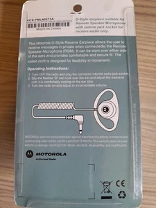 D-STYLE EARPIECE for MTH800 / MTP850 - Zdjęcie 1 z 2