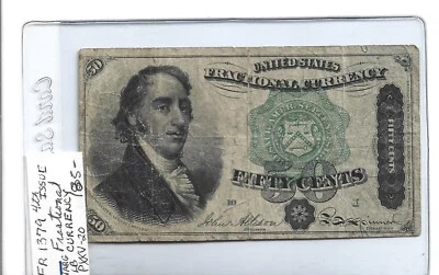 50 CENT FRACTIONAL CURRENCY  FR1379 - Image 1 of 4