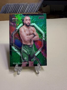 2024 Belal Muhammad Topps Finest UFC  #37 Green Shimmer Refractor /93 - Picture 1 of 2