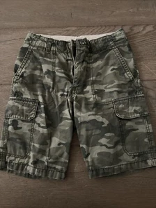 Gap Kids Camouflage Cargo Shorts Size 12R - Picture 1 of 5
