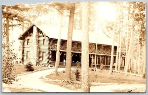 Vtg Minnesota MN Douglas Lodge Itasca State Park 1910s RPPC Real Photo Postcard - Picture 1 of 2