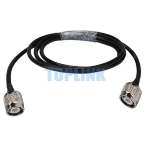 TNC Male to TNC Male Plug Adapter RF Pigtail Coax Cable RG58 1M for WiFi Antenna - Photo 1/3