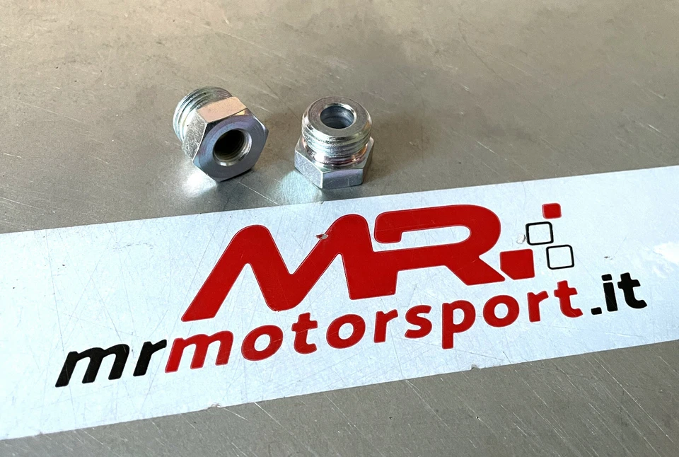 2 ADATTATORI M18x1,5 1/8 NPT Sensori DEPO 4 in 1 Manometro OLIO Fiat 500 Abarth - Image 1 of 1