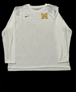 NEW Nike Dri-Fit Morristown High School Long Sleeve White Shirt - Size 3XL - Picture 1 of 8