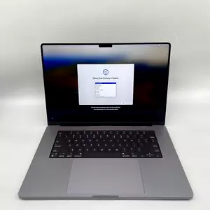 APPLE MACBOOK PRO A2485 16" 2021 M1 MAX 32GB LPDDR5 512GB SSD Gray/B- - Picture 1 of 6