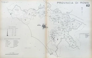 1938 COMUNI PROVINCIA ROMA ARTENA VELLETRI VICOVARO BRACCIANO SUBIACO IENNE - Picture 1 of 1
