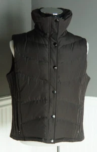 Kenneth Cole Reaction Brown Puffer Vest Down Blend Fill Pockets Zips Snap XL - Picture 1 of 5