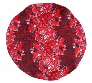Lord R Colton Masterworks Pocket Round Merano Red Floral Silk - $75 Retail New - Picture 1 of 2