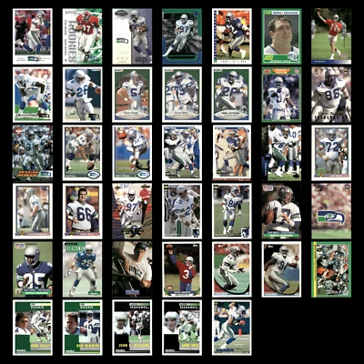 Seattle Seahawks Lot 40 Football Cards Fleer Focus Sean Dawkins NM Football NFL - Image 1 of 4