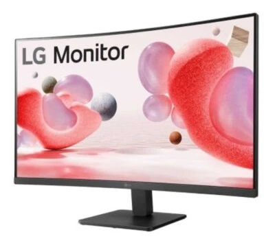 LG 32" FHD 1920 x 1080 Curved Display 100Hz Monitor with FreeSync 32MR50CS-B - Image 1 of 4