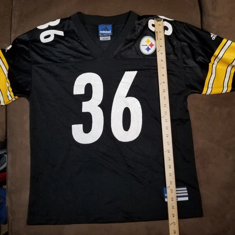 ADIDAS NFL JERSEY JEROME BETTIS PITTSBURGH STEELERS MENS MEDIUM Cover
