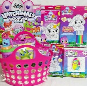 NEW HATCHIMALS EASTER TOY GIFT BASKET ART EGG TOYS BIRTHDAY PLAY SET FIGURES