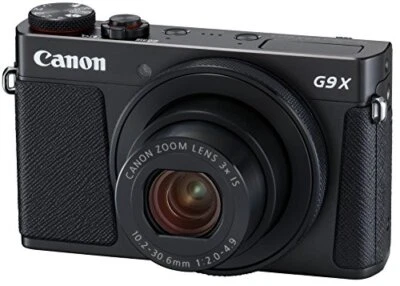 Canon Compact Digital Camera 20.1MP PSG9X MARKII BK 1.0" sensor F2.0 lens 3X - Image 1 of 2
