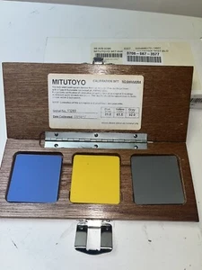 MITUTOYO 64AAA964, DUROMETER TEST BLOCK SET WITH CASE Fast Shipping - Picture 1 of 4