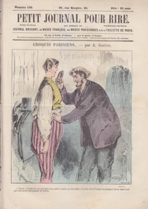 C1 SMALL NEWSPAPER FOR LAUGHTER 456 1860 GREVIN Ladreys Belin MARCELIN Baden Germany - Picture 1 of 1