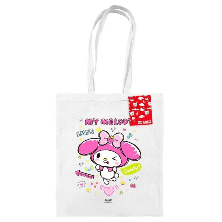 My Melody Leinen Tragetasche, Geburtstagsgeschenk Offizielle Merchandise - Bild 1 von 1