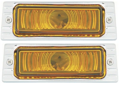 47-53 Chevy Truck Front LH & RH 12V Turn Signal Light Park Lamp Assemblies - Image 1 of 4