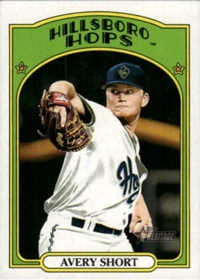 2021 Topps Heritage Minor League Edition - Avery Short #46 (RC) - Image 1 of 2