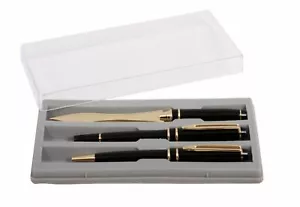 WTM Metal Ball and Roller Ball Pen with Letter Opener in the Gift Box - Picture 1 of 12