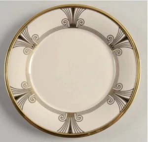Vintage NEW deadstock Lenox Dimension Collection Eternal Deco Luncheon plate - Picture 1 of 4