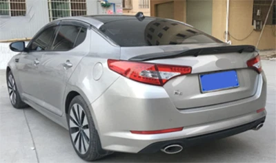 Alerón trasero estilo R negro brillante para Kia K5 Optima 2011-2013 sedán Foto 1 de 4