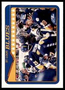 1990-91 O-Pee-Chee St. Louis Blues St. Louis Blues #220