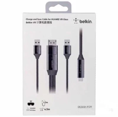 Cable For Huawei VR Glass CV10 Belkin Computer Connecting Cable Charge & Sync - Image 1 of 4