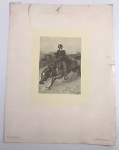No. 11 The Dispatch Bearer Print Copyright 1887 By The Century Co Gilbert Gaul - Picture 1 of 10