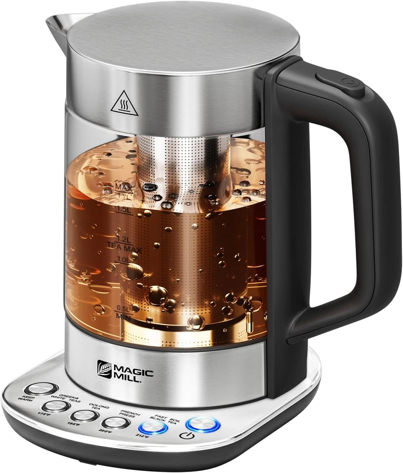 Magic Mill MTK-740 Pro Electric Kettle with Tea Infuser (Large 1.7L) - Image 1 of 4