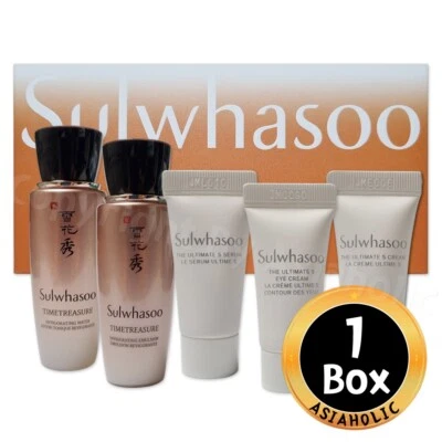 Sulwhasoo Ultimate S KIT 5 artículos x 1 CAJA (crema emulsión de agua suero para ojos) muestra Foto 1 de 4