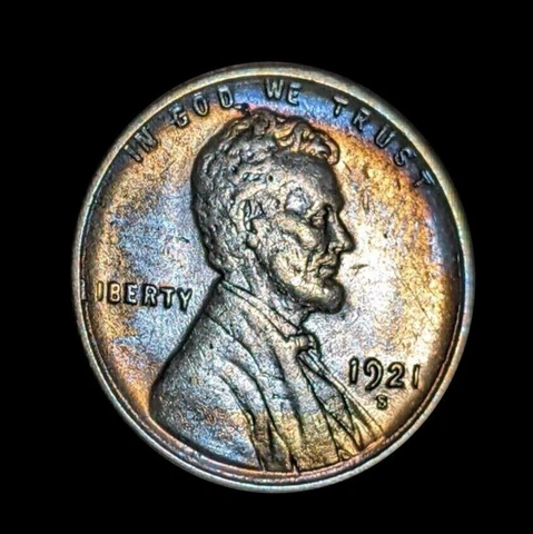 1921-S Lincoln Wheat Penny id00872 or 00372 Cover