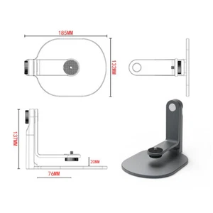 Projector Stand Desktop Mount Adjustable 360° Rotation Holder Stand For Bedside - Photo 1/14