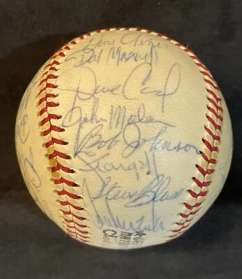 1973 Pittsburgh Pirates Team Signed Autographed NL Baseball Stargell Virdon +25 - Image 1 of 4