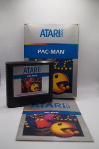 Atari 5200 Pac-Man con caja, manual y superposiciones de teclado - Imagen 1 de 4