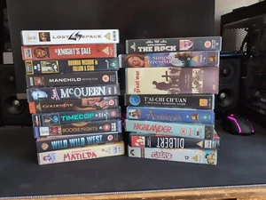 x18 VHS Tape Job Lot (Film + TV, mixture of titles and genres) - Picture 1 of 1