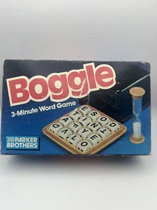 Vintage 1987 Boggle 3 Minute Word Game by Parker Brothers Complete - Picture 1 of 10