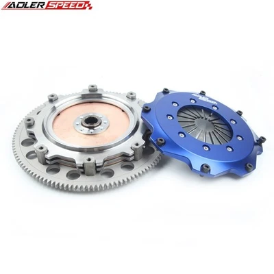 8.5" Racing Twin Disc Clutch + Flywheel For HONDA ACCORD PRELUDE H22 H23 F22 F23 - Image 1 of 4