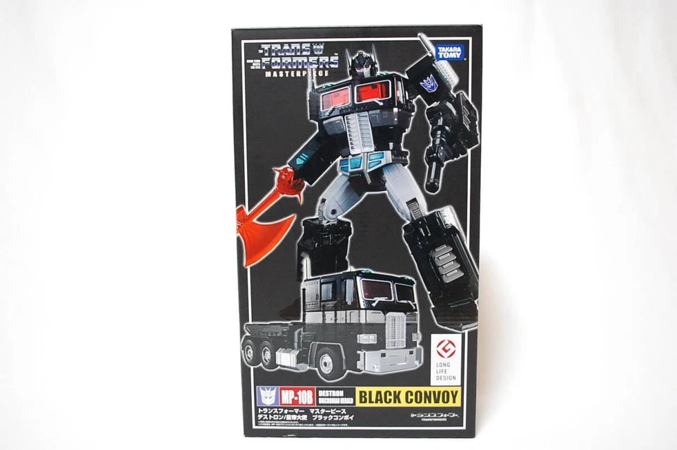 Takara Tomy Transformers Masterpiece MP-10B Black Convoy Figure usato in scatola - Immagine 1 di 4