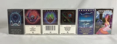 JOURNEY Cassette Tape Lot x6 Evolution Frontiers Departure Radio Infinity Live - Image 1 of 4