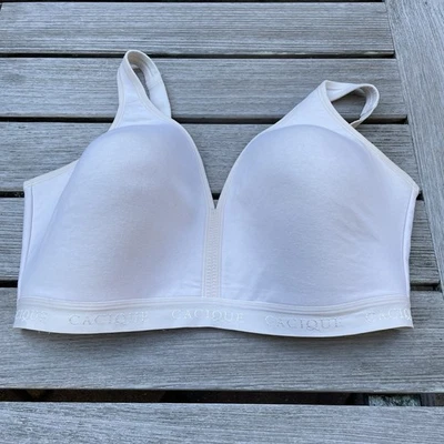Lane Bryant Cacique Bra Size 40G Beige Lightly Lined Full Coverage Wireless - Image 1 of 4