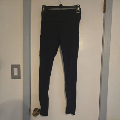 Rue21 Leggings Negros Suaves Tiro Alto con Bolsillos – Mujer’s Talla Pequeña Foto 1 de 4