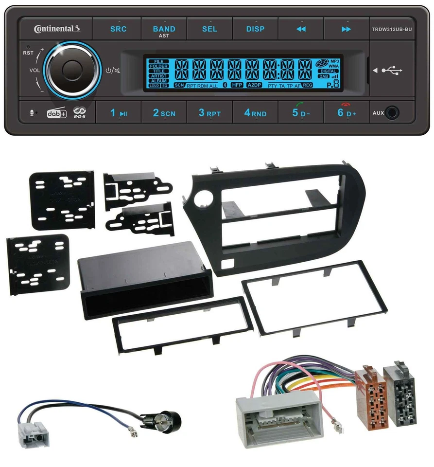 Continental MP3 DAB USB Bluetooth Autoradio für Honda Insight (ZE2, 2009-2013) - Bild 1 von 4