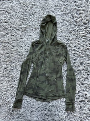 Chaqueta Lululemon Mujer 4 Verde Camuflaje Define Cremallera Completa Sudadera con Capucha Nulu Atlética LW4BI4S Foto 1 de 4