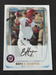 Bowman Chrome Prospects Bryce Harper 2011 #BCP1 RC Rookie Nationals Phillies - Imagen 1 de 2