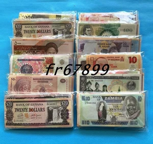 100 Different world paper money collection, UNC genuine banknotes. High Quality! - Picture 1 of 11