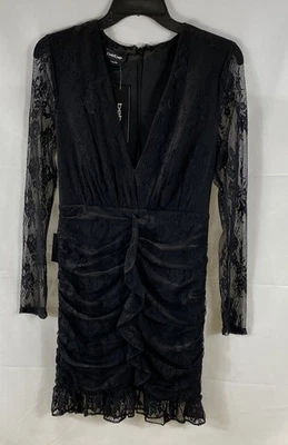 Bebe Women Black Lace Mini Dress Size Small - image 1 of 4