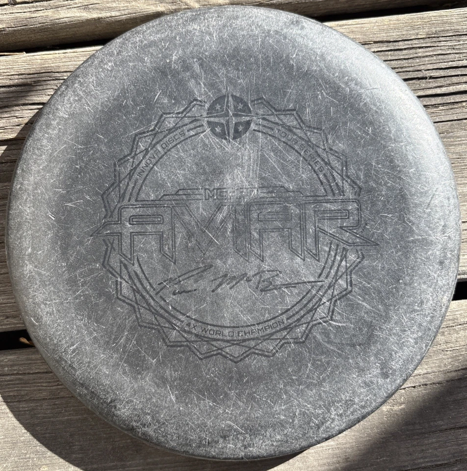 Innova 2017 4x McPro Aviar Paul McBeth 178g Murdered Out Black On Black Used - Image 1 of 2