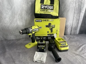 Ryobi One + HP 18V Brushless 1/2" Hammer Drill Kit PBLHM102K1 (NEW OPEN BOX) - Picture 1 of 19